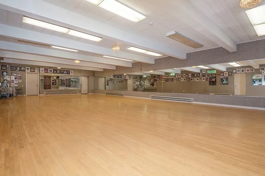 Balera Southborough studio with maple floor and mirrored walls