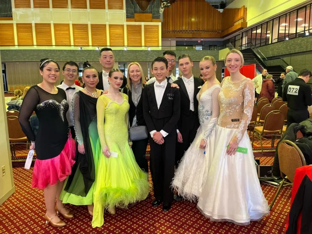 Balera students and instructors at a dance event