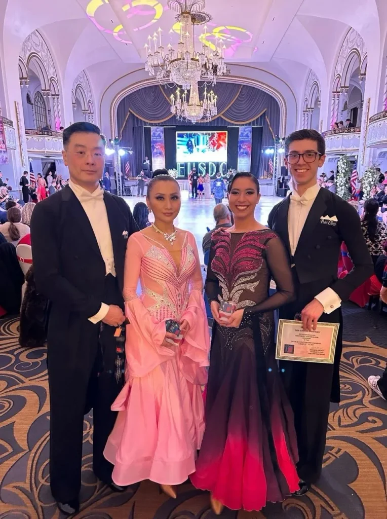 Balera students and instructors at a dance event