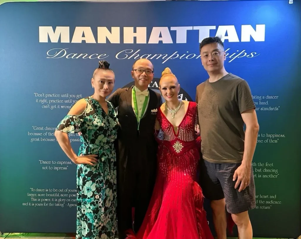 Balera students and instructors at a dance event