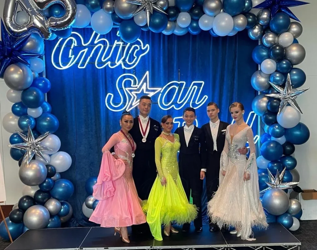 Balera students and instructors at a dance event