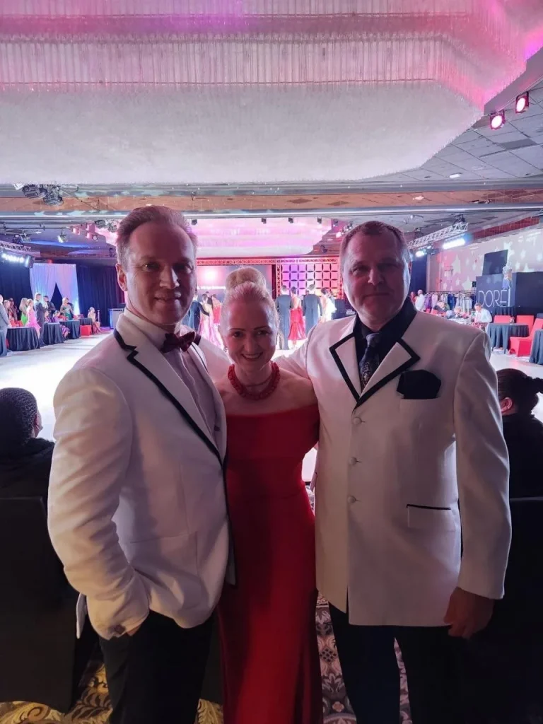 Balera students and instructors at a dance event