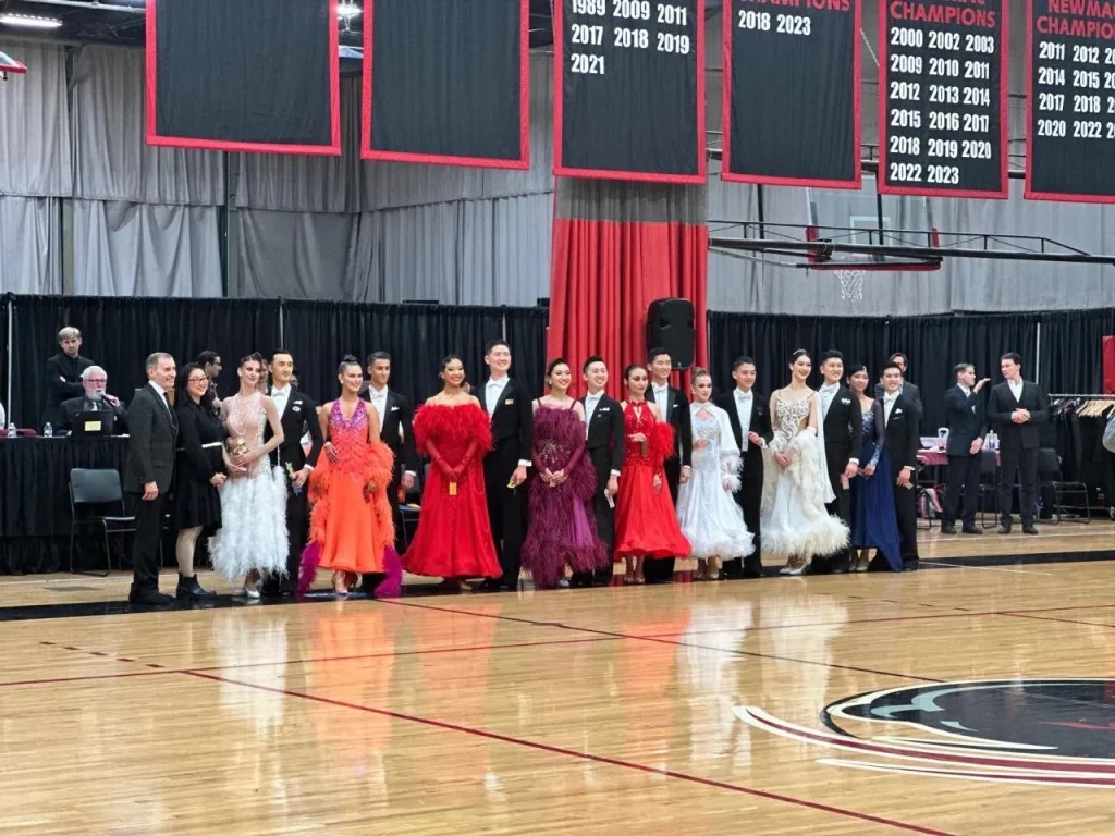 Balera students and instructors at a dance event