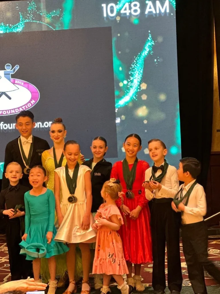 Balera students and instructors at a dance event