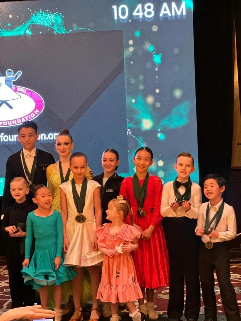 Balera students and instructors at a dance event