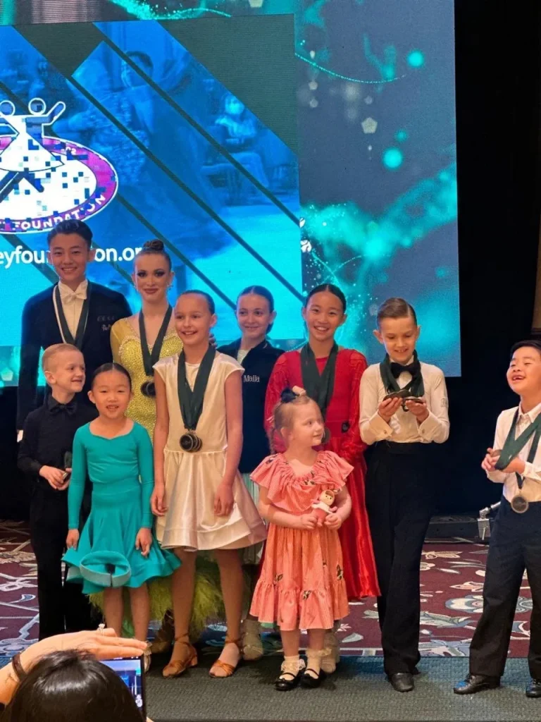 Balera students and instructors at a dance event