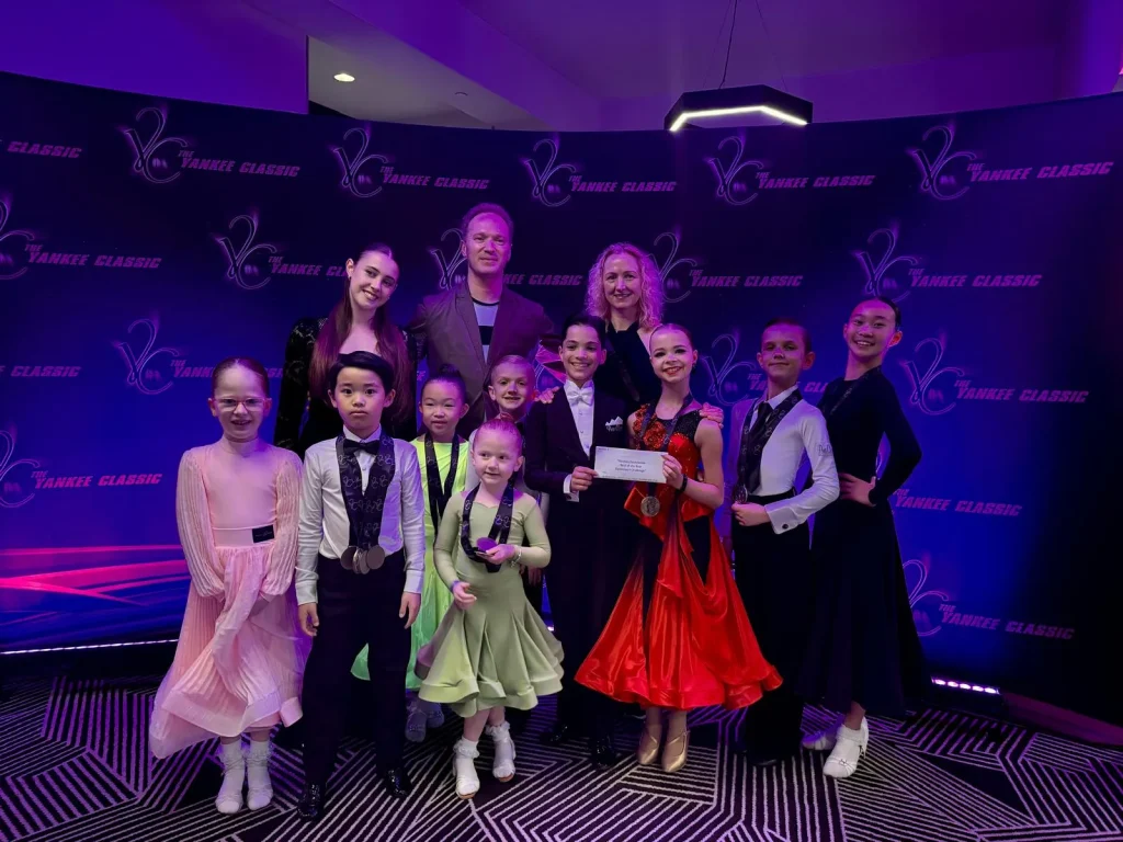 Balera kids at a dance competition