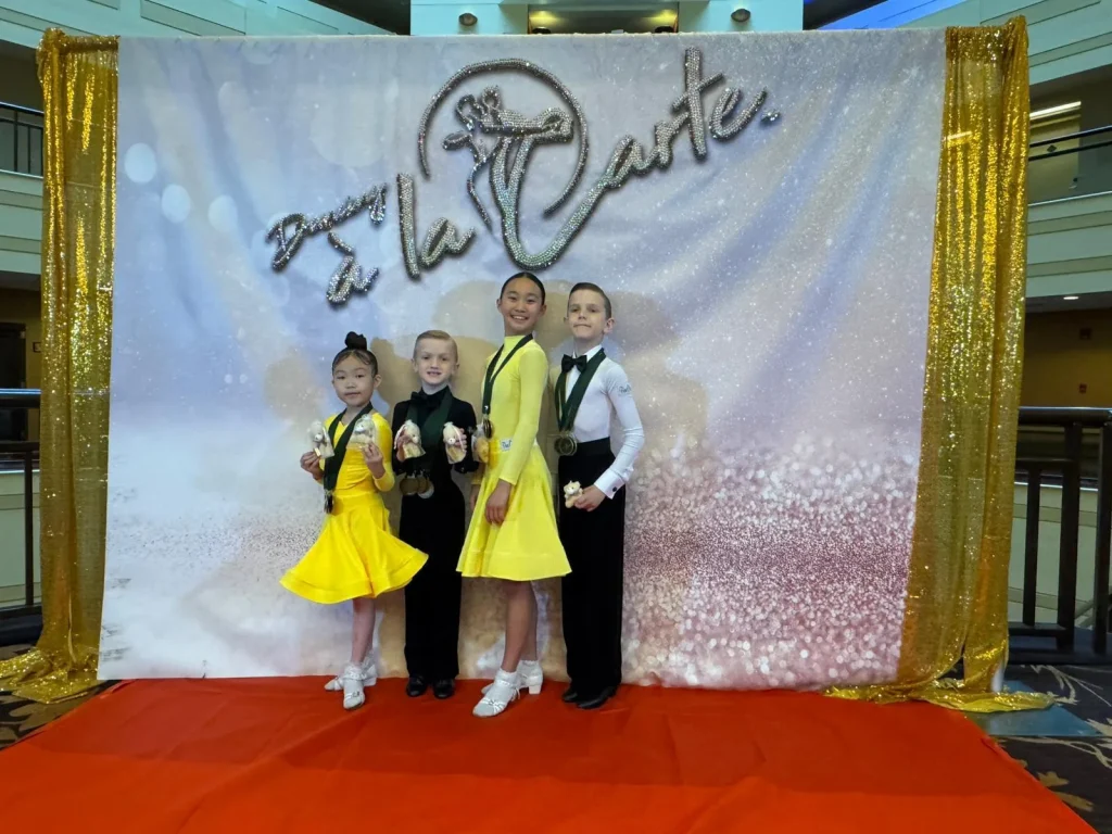 Balera kids at a dance competition