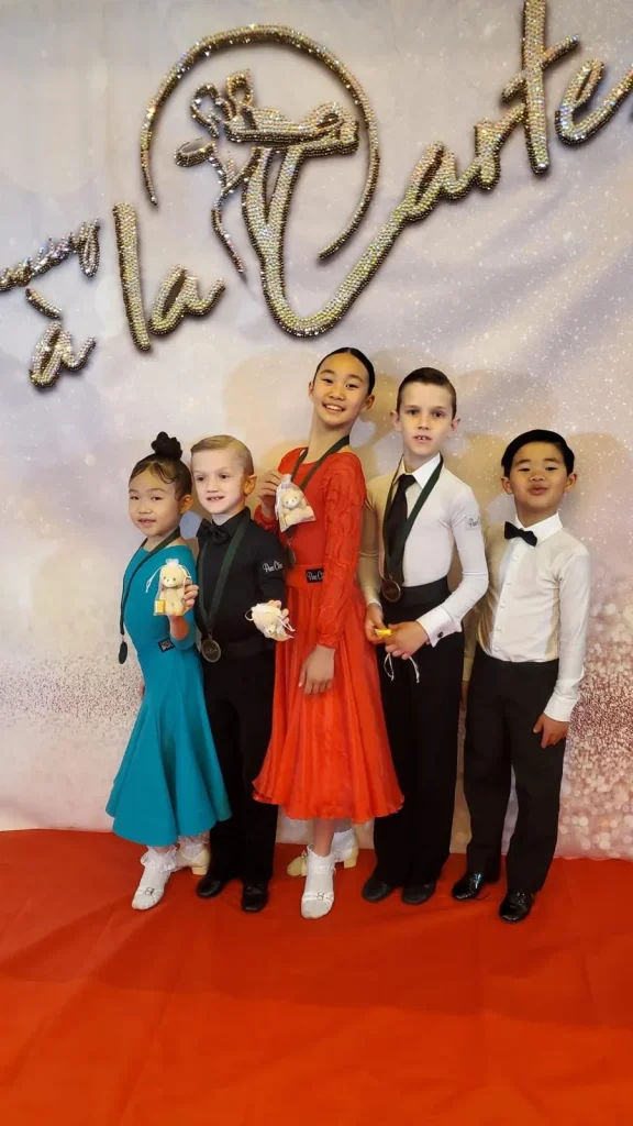 Balera kids at a dance competition