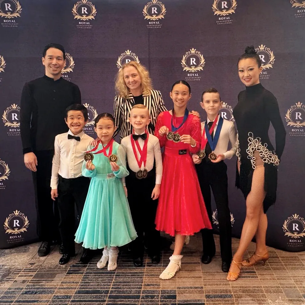 Balera kids at a dance competition