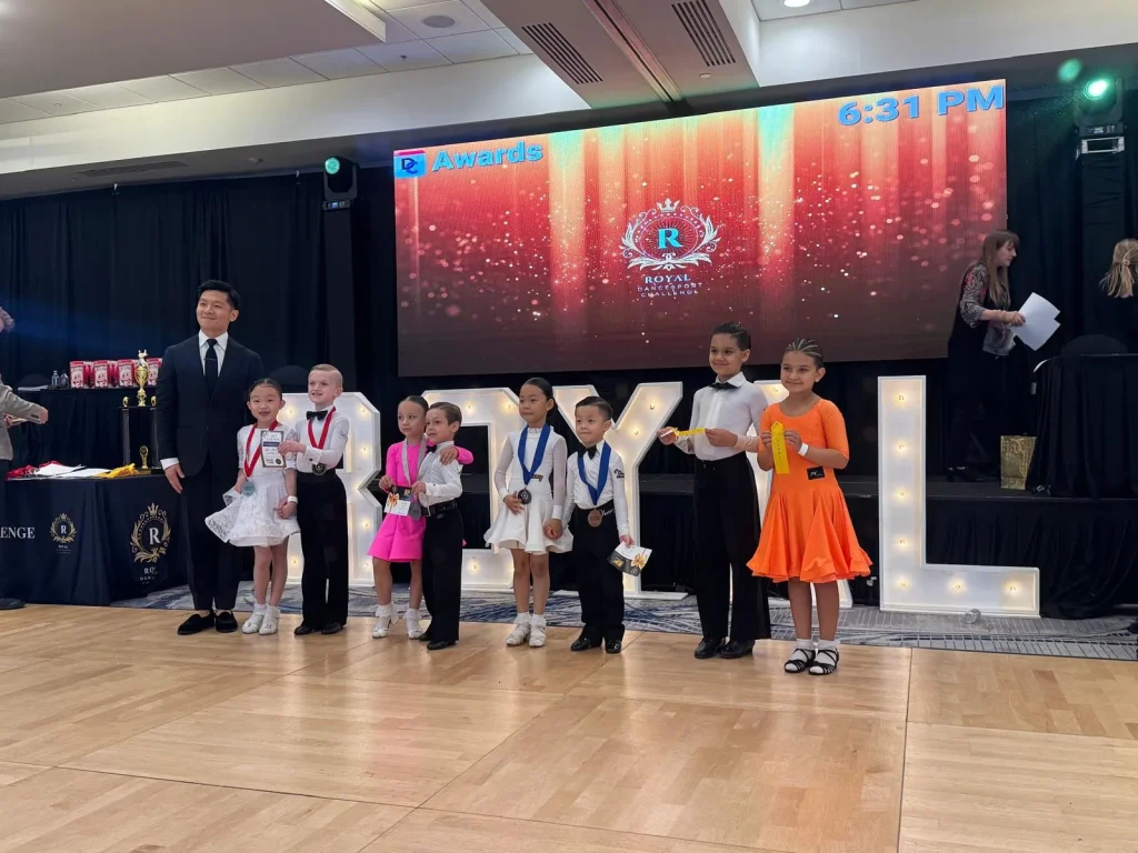 Balera kids at a dance competition