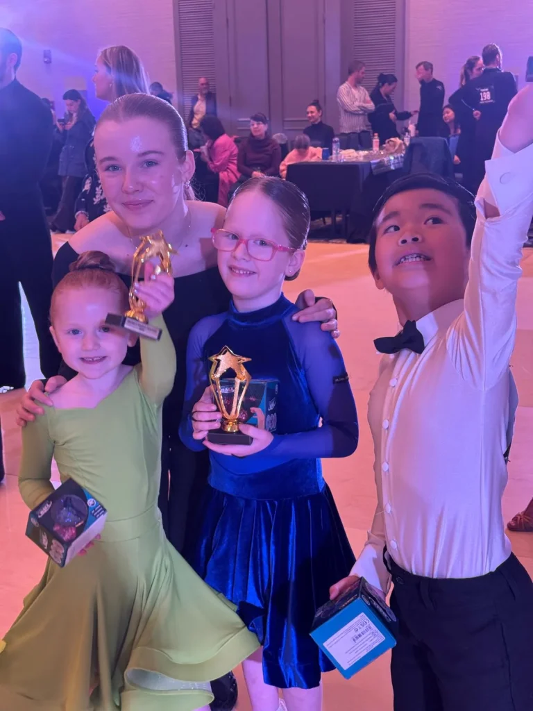 Balera kids at a dance competition